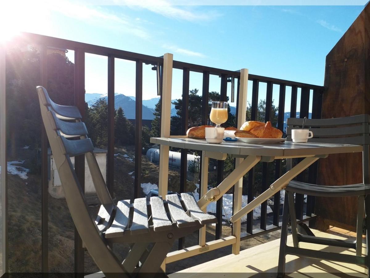 Résidence Orazur - Appartement de Charme pour 6 à 8 personnes - Poêle à bois - 2 balcons - Jardin - Parking - Internet - Navette- Linge inclus Font Romeu Exterior foto
