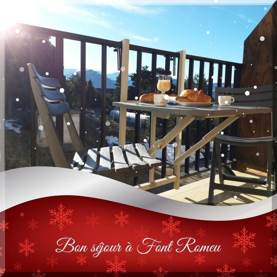 Résidence Orazur - Appartement de Charme pour 6 à 8 personnes - Poêle à bois - 2 balcons - Jardin - Parking - Internet - Navette- Linge inclus Font Romeu Exterior foto